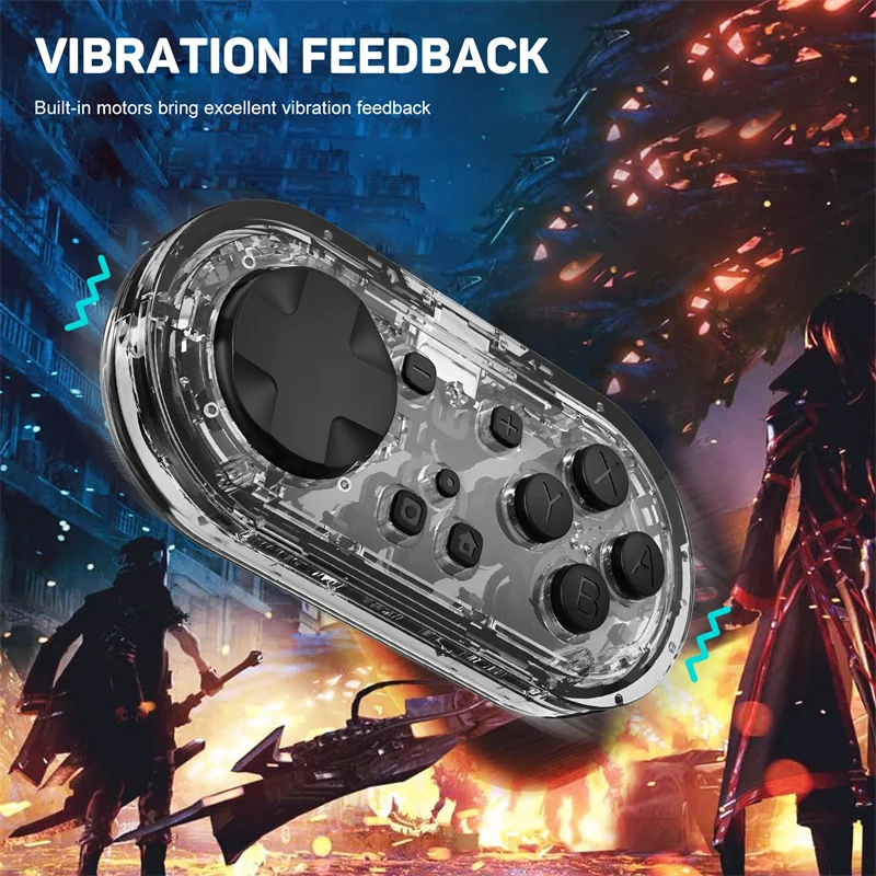 LinYuvo KS54 Joystick For Switch Pro Wireless Gamepad Metal Rocker Crystal Key Joypad for Switch OLED Handle Game Controller