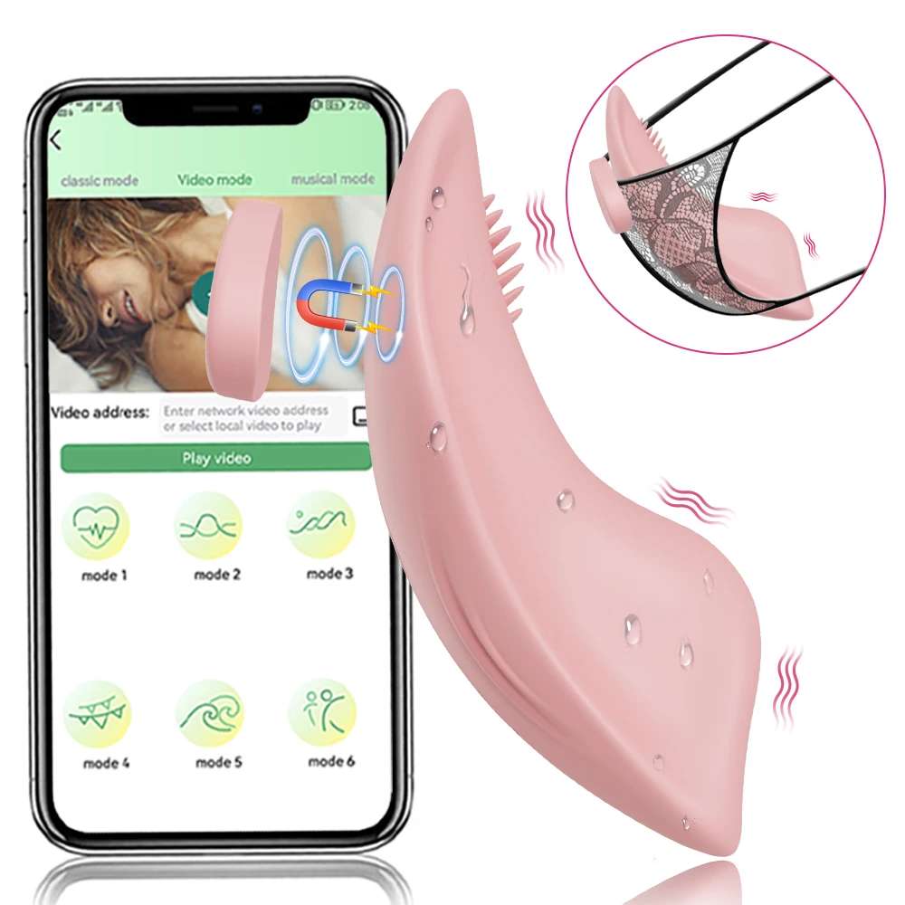 Sex Toys Bluetooth APP Vibrator Female Wireless Remote Control Wearable Vibrating Egg Clitoris Stimulator Sex Toys for Women Couples