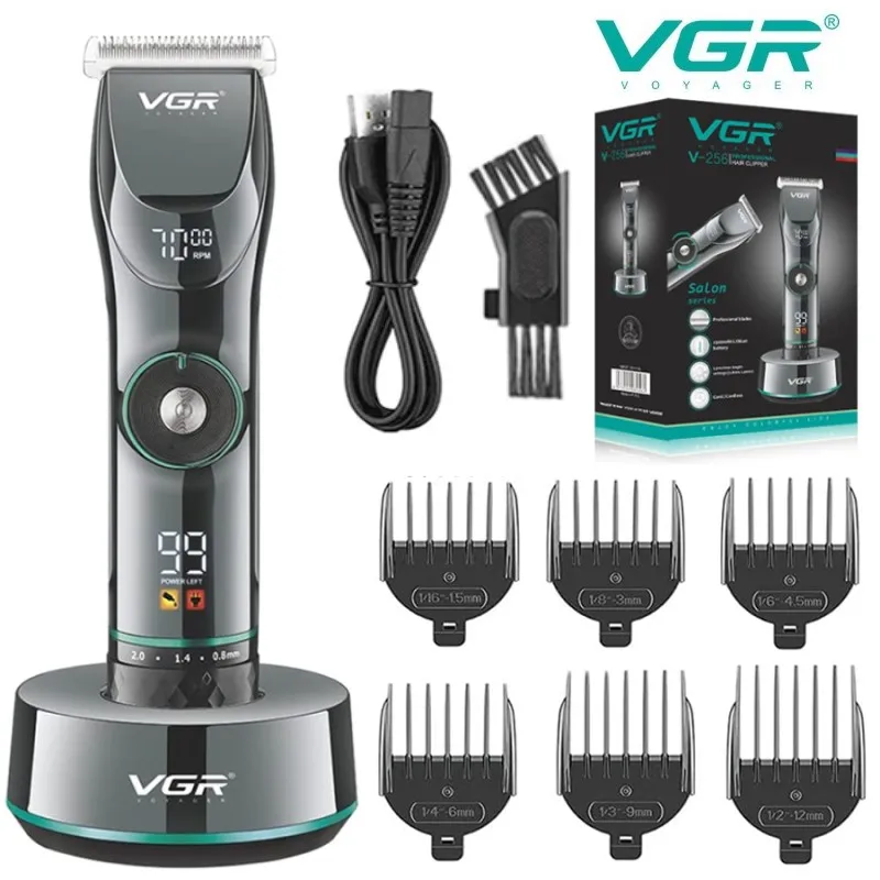 

Professional 15 motor speed adjust hair trimmer for men cordless electric hair beard clipper rechargeable hair cutter machine