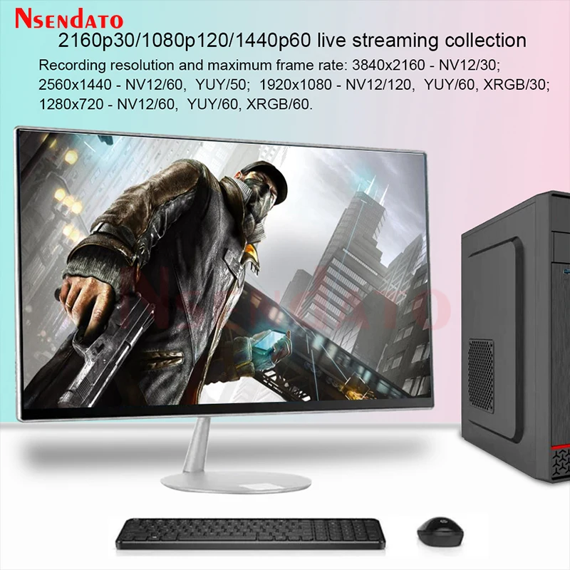 Ezcap334 4Kp60 HDR 1080p240 HDMI Video Capture Card With HDMI Loop 4Kp30 PCIE HDMI Video Capture Grabber Recorder with Line in