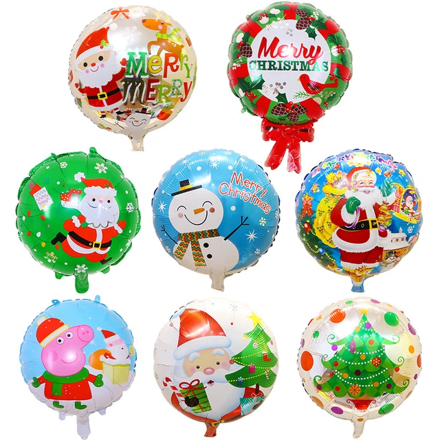 Christmas Foil Balloon Cartoon Santa Claus Snowman Elk Ballon Noel Gift  Xmas Tree Snowflake Baloon Merry Christmas Decor Balon - AliExpress