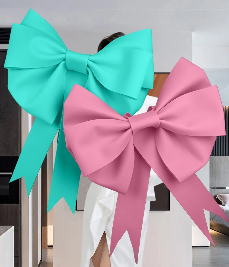 

Aqumotic Decoration Big Bow EVA Shop Display Wedding Arch Birthday Party Festivity Occasion Car Decoration Giant Bowknot