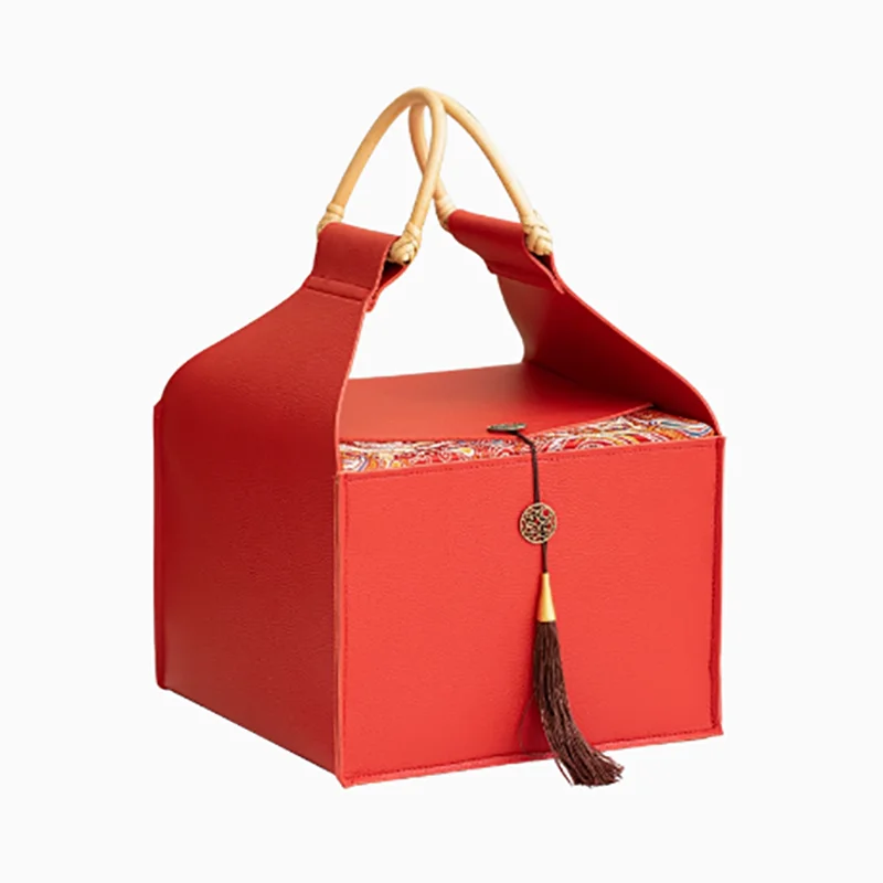 Luxury Leather Gift Box Elegant Wedding Candy Box, Premium Packaging for Coffee, Tea, Sweets, Bridal Souvenirs  Empty Gift Box