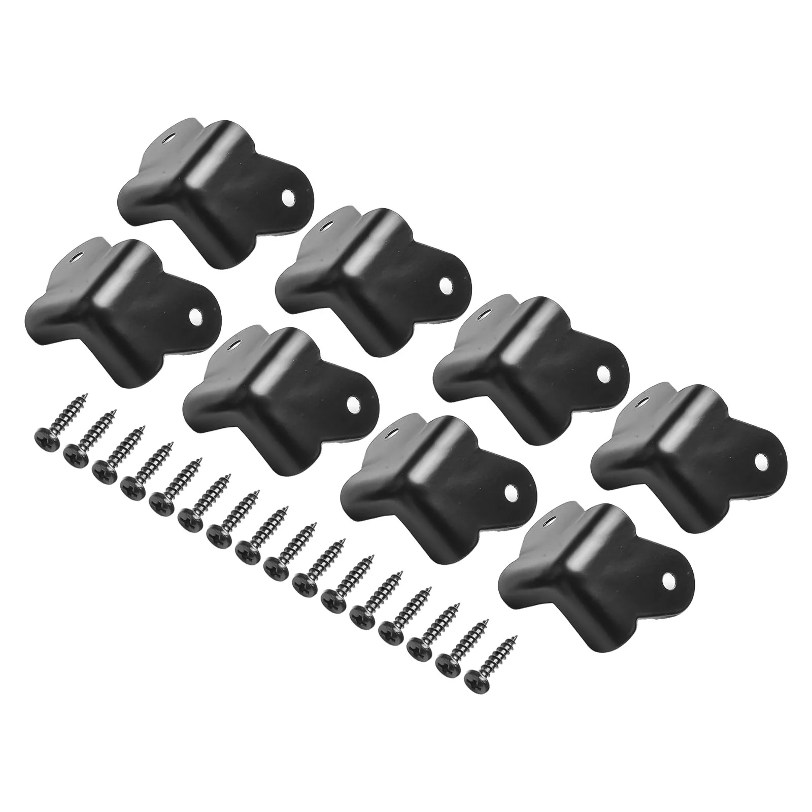 For Cabinet Guitar AMP Corner With Srew Plastic Protect Protectors 5mm AMP Guitar Black Corner Corners Set For Amp