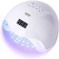 YIKOOLIN SUN5 48W Led Uv Lamp For Nails Drying With 4 Timers Automatic Sensor All Gel Professional Nail Art Tools Accessories 1