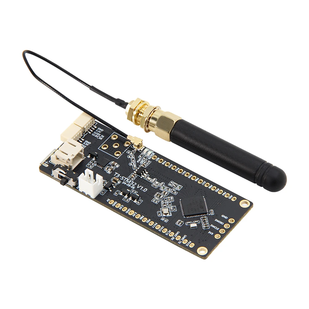 LILYGO® T3 STM32 온보드 개발 보드, 0.96 인치 SSD1315 드라이버, 12C OLED, 옵션 433MHz, 868MHz, 915MHz 주파수 대역, T3 STM32 LoRa