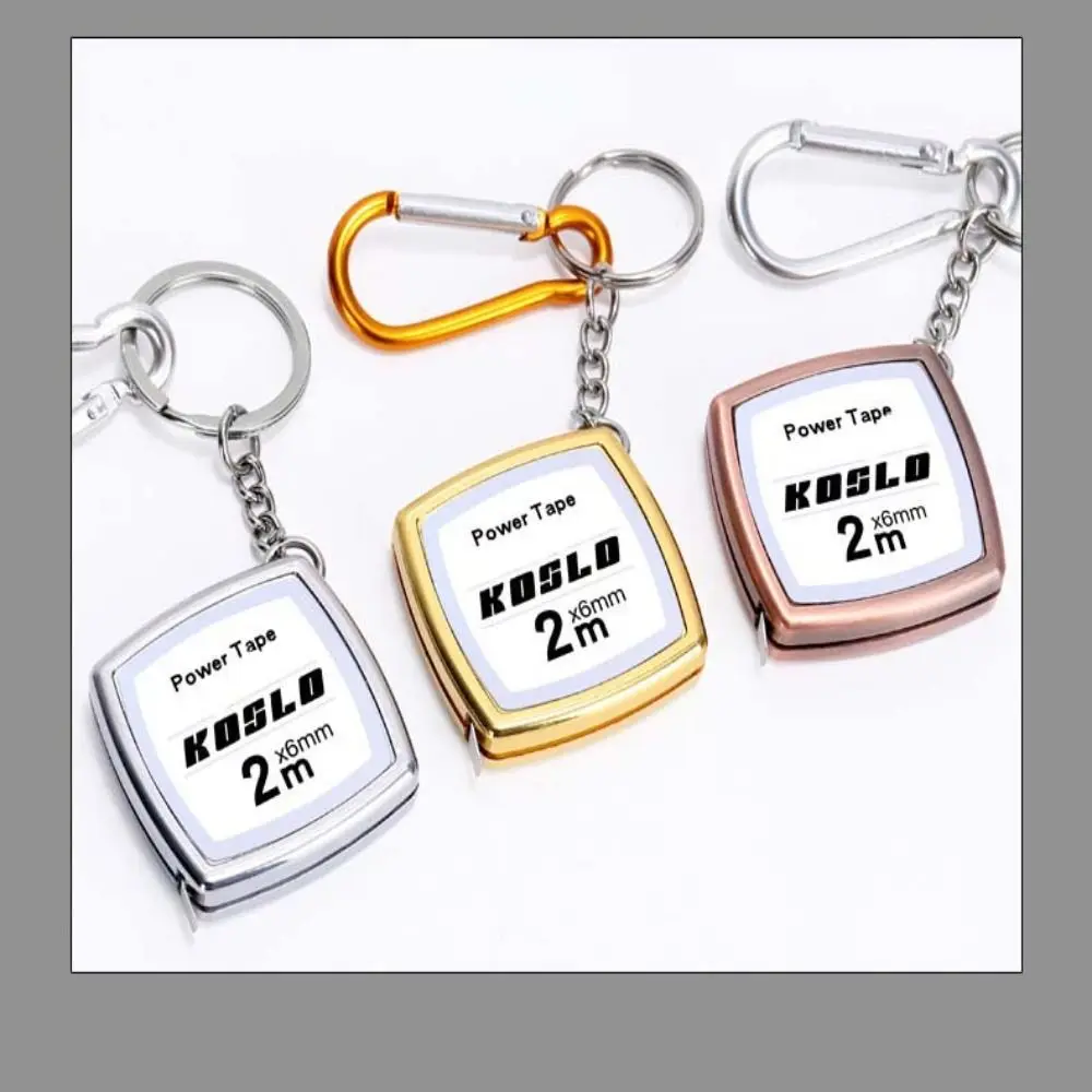 New Hot Easy Retractable Ruler 3 Colors Mini Measure Tape Portable 2m/6.56ft Ruler Tape Measure Tool