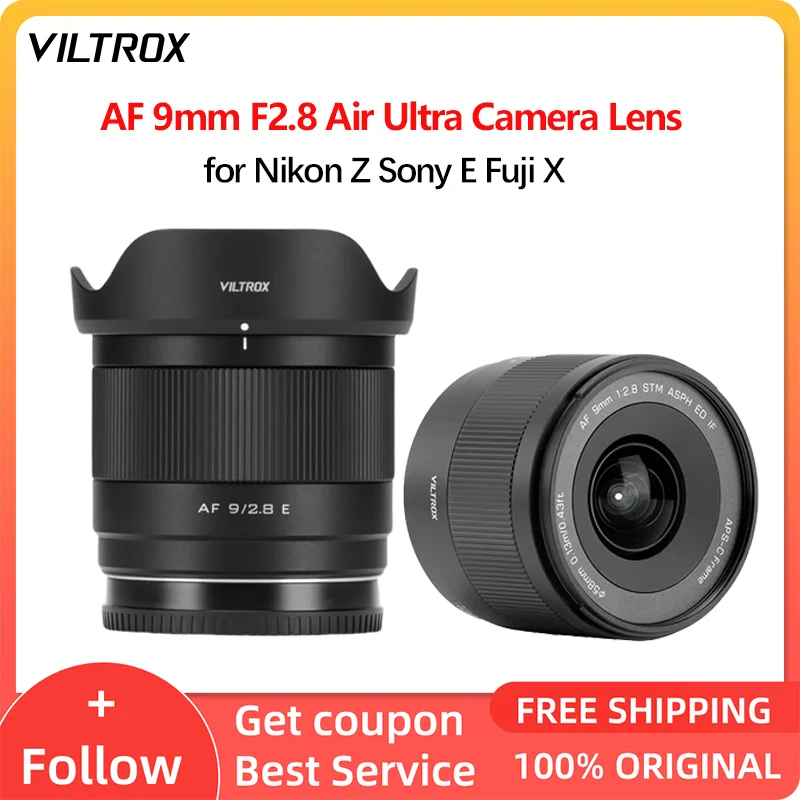 VILTROX AF 9mm F2.8 エアワイドアングルオートフォーカスAPS-C単焦点