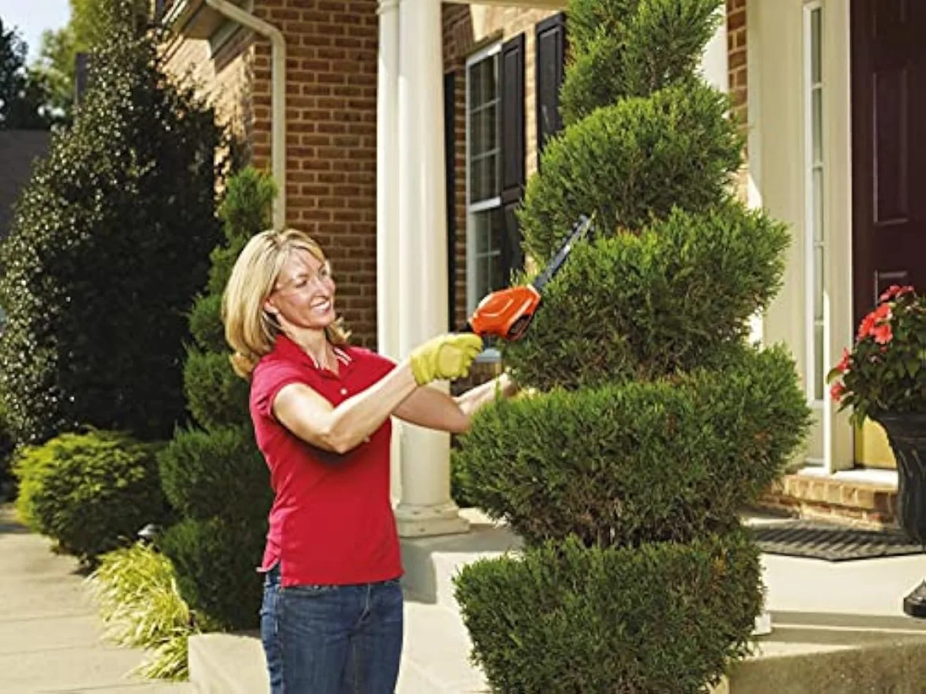 BLACK+DECKER Shrub Trimmer/Grass Shear Combo, Cordless, 3.6V (GSL35),  Orange, 11.81 x 4.88 x 5.56 inches