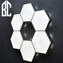 

New Creative Honeycomb Wall Lights Sensitive Hexagonal Lamps LED Night Light Magnetic Wall lamp Touch Control Quantum Modular