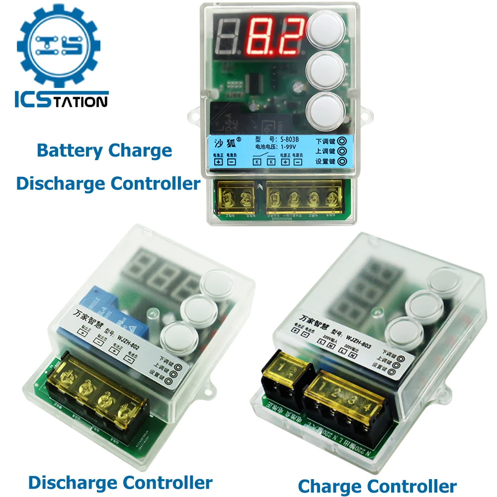Batterij/Ontladen Controller Voltage Monitor Batterij Overspanning Lage Spanning Bescherming Lithium/Lood Accu Tester| - AliExpress