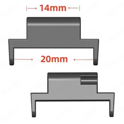 Universal Watch Strap Adapter - Black Plastic Connector for Watch Repair and Accessories (2pcs Black Plastic)