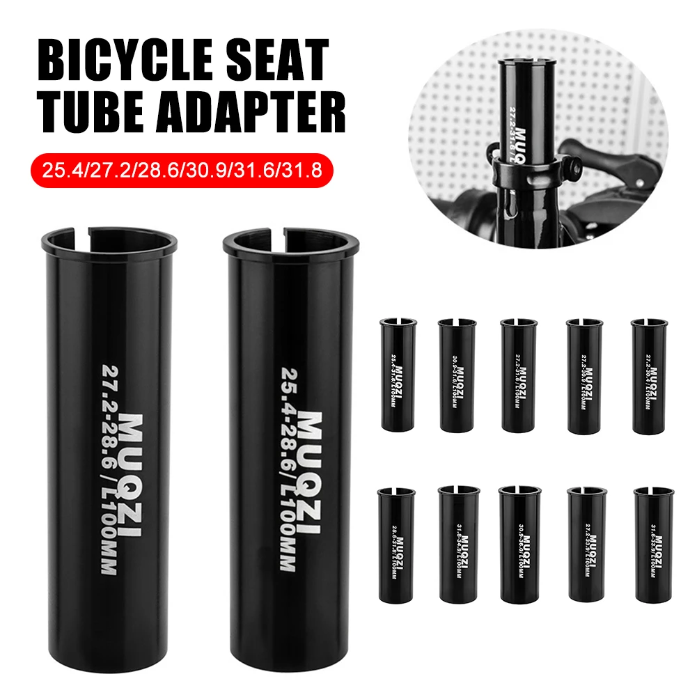 Bike Seat Tube Reducing Sleeve Bike Seatpost Adapter Shim 25.4/27.2/28.6/30.9/31.6 to 28.6/30/30.4/30.9/31.6/31.8/33.9/34.9/36MM