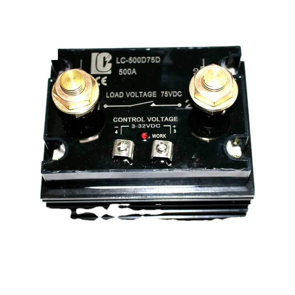 

SSR-500D75D DC Control DC твердотельное реле 500A DC Relay
