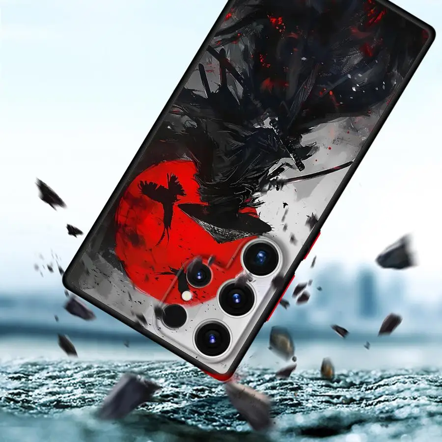 Anime Samurai Phone Case - Bold and Stylish Design