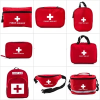 Household portable travel large medical first aid kit portable box storage bag suitcase nylon small backpack pouch essential 2