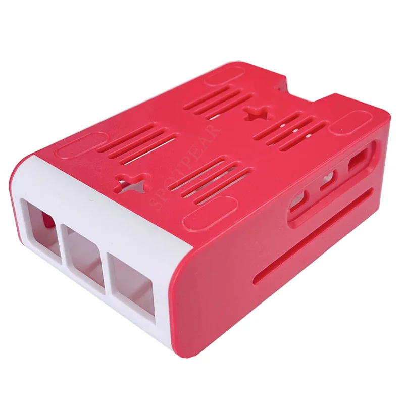 Enhanced Raspberry Pi Cooling Case - Red-White Design