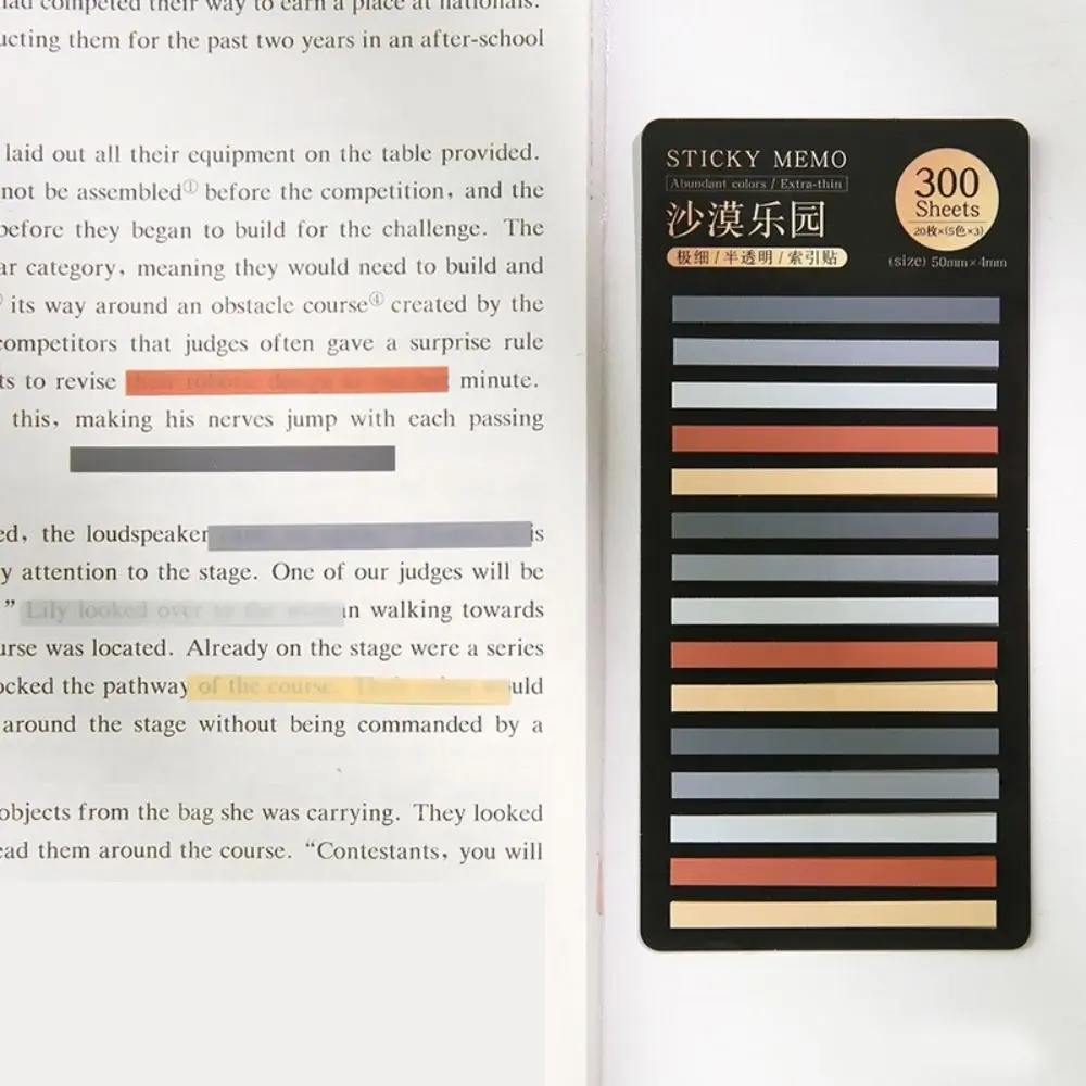 Stationery Sticky Notes for DIY Decoration and Office Bookmarking