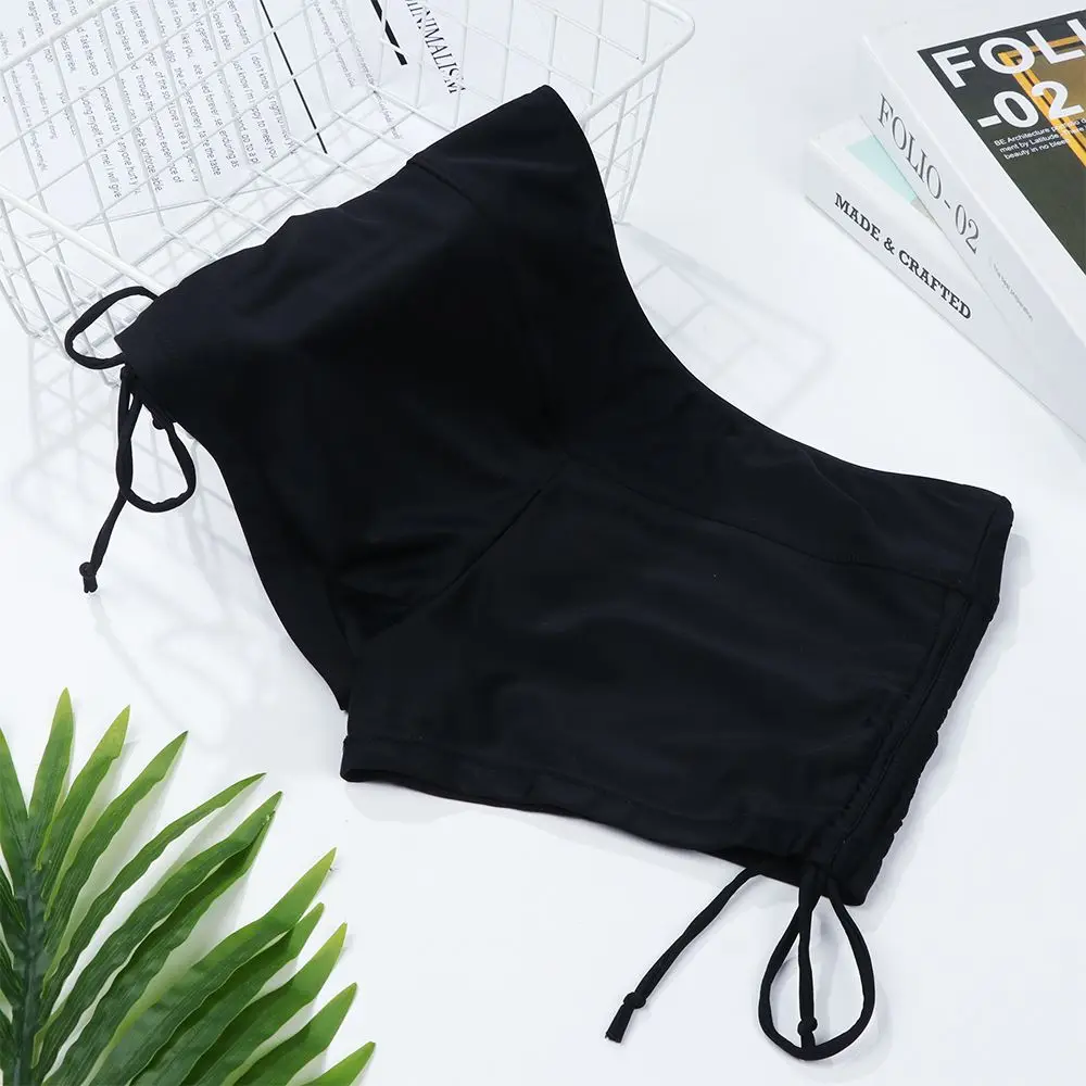 5 Sizes Womens Swim Shorts Boy Style Bikini Bottoms
