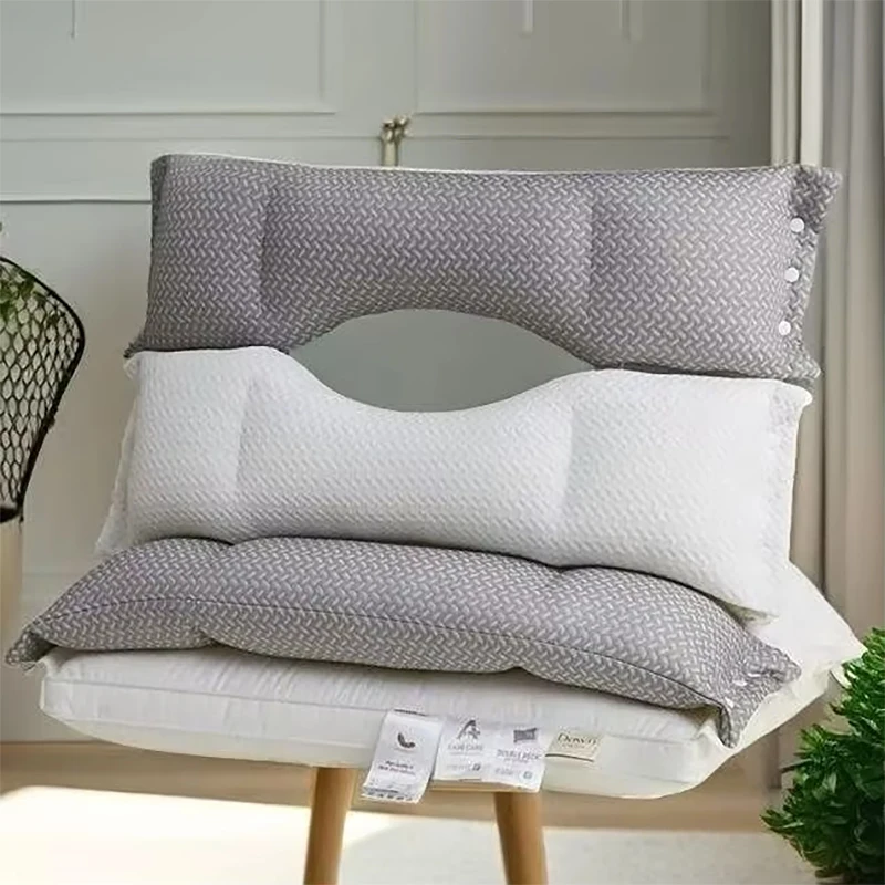 Double Pillow Core 1pc for Cervical Vertebra Special Sleep Aid Home High Detachable Bidirectional Neck Pillow 3-in-1 Pillow 4