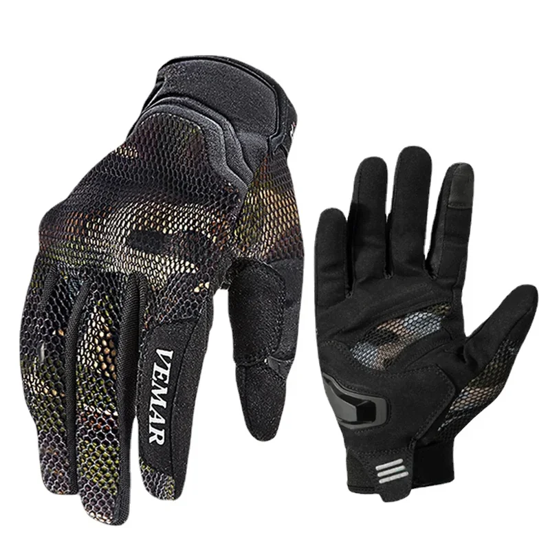 

Touchscreen Motorcycle Moto Gloves Full Finger Breathe Protective Gear Racing Pit Bike Riding Motorbike Motocross Gloves Enduro