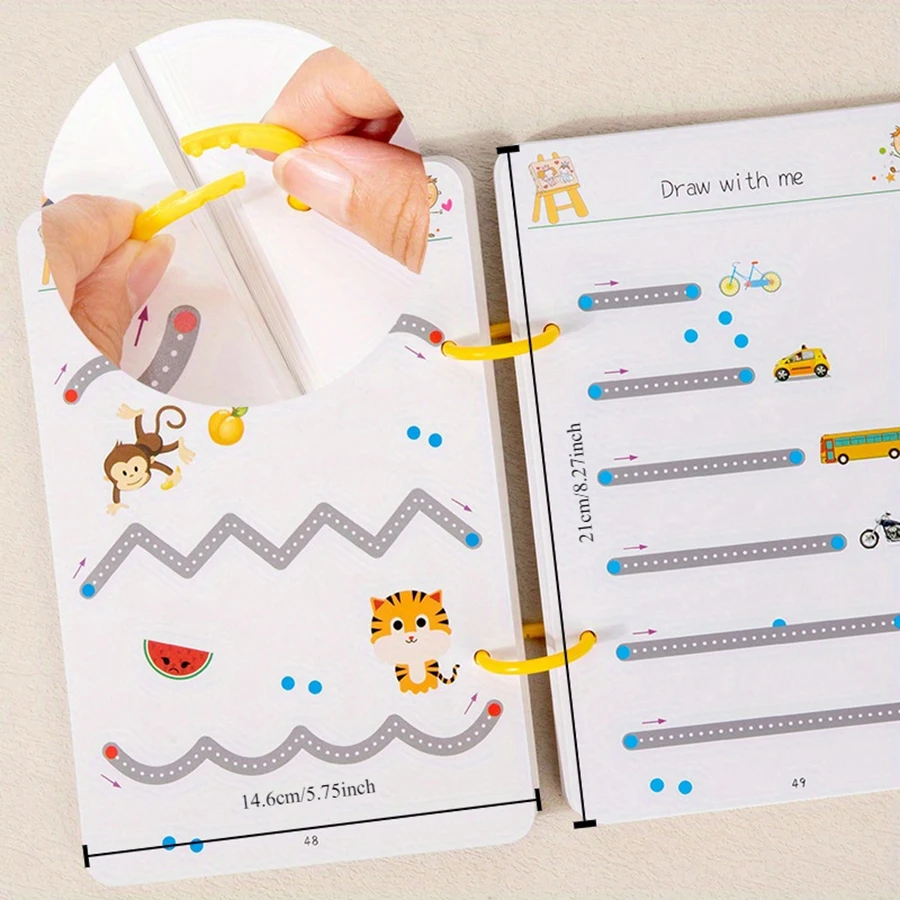 Toddler Pen Control Tracing Workbook 4