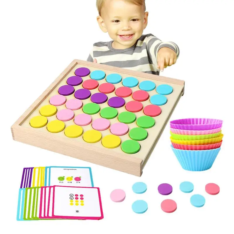 

Color Sorting Toy Color Matching Tabletop Game Learn By Playing Establish Logical Thinking Develop Color Recognition Skills For