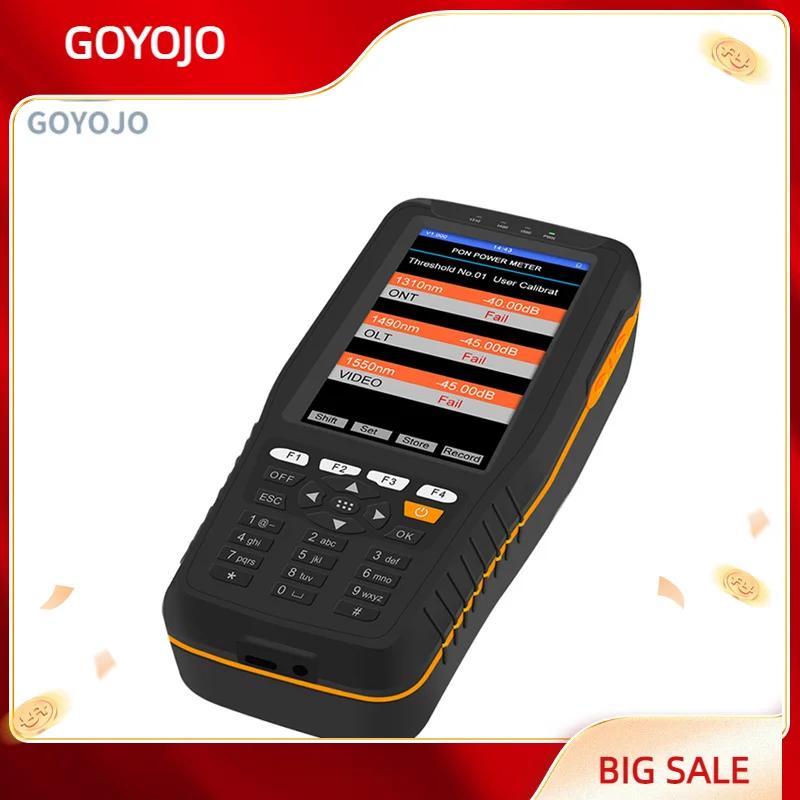 

PON Optical Power Meter High-Precision Network Detector Red Light FTTH Tester