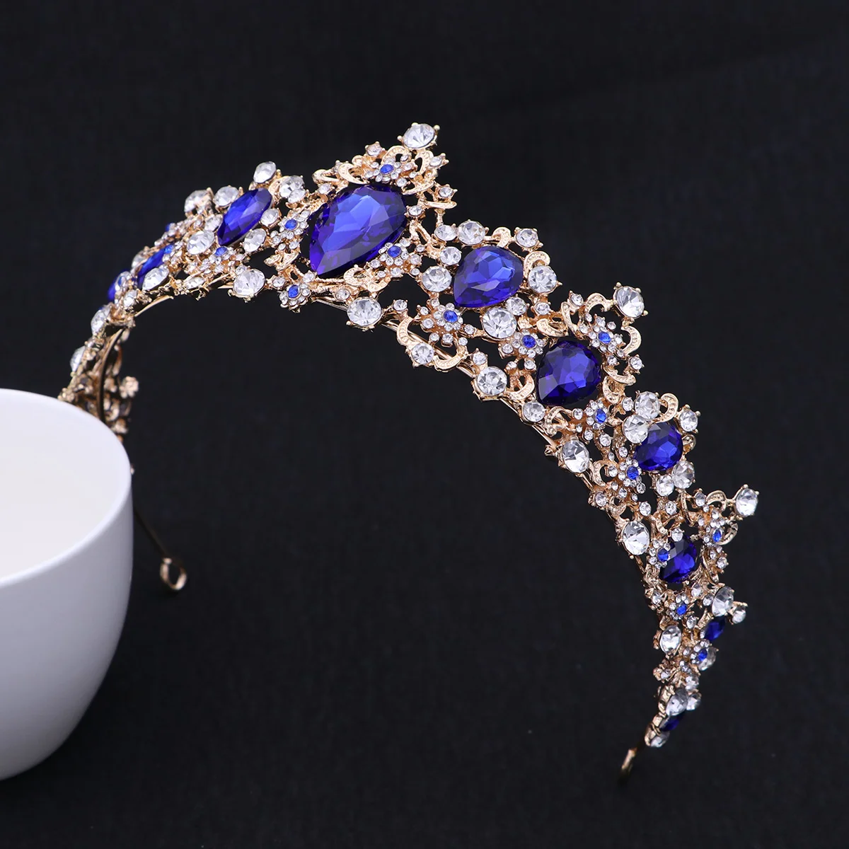 

Pearl Choker Necklaces for Women Wedding Bridal Tiara Gorgeous Royal Crown Women's