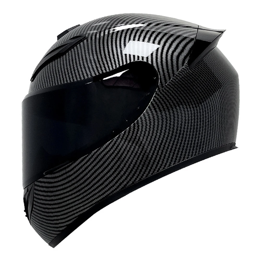 thumbnail image 1 of Casco de motocicleta para hombre, casco de motocross, cascos integrales transpirables, equipo de protección anticaídas DOT para motocicleta, resistente al desgaste, 1 of 5