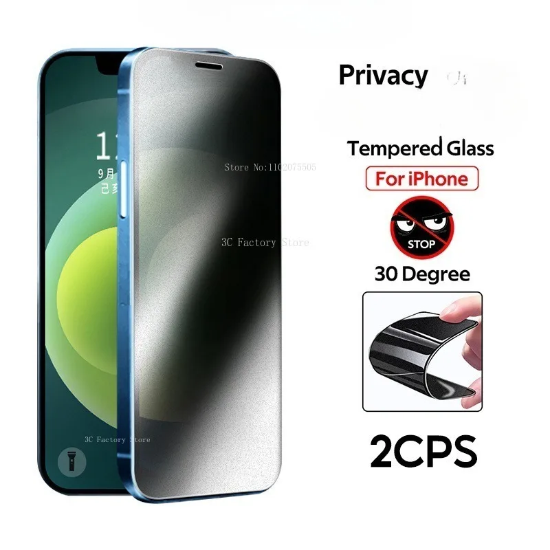 

2 шт., защитное закаленное стекло для IPhone 14 Pro Max 13 12 Mini 11 Pro XR Xs Max 15 Pro 7 8Plus