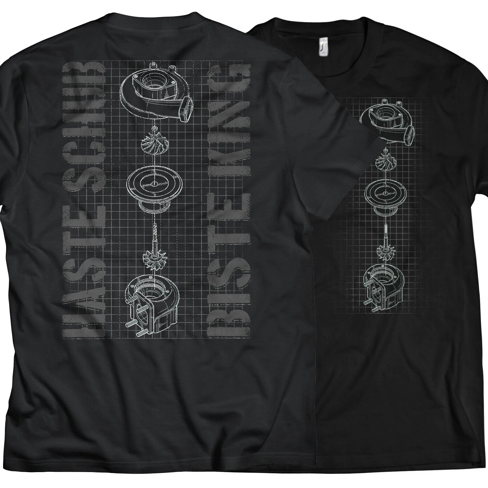 

Garage Screw Wrench Competition Funny Turbocharger Blueprint T Shirt New 100% Cotton Short Sleeve O-Neck T-shirt Casual Mens Top