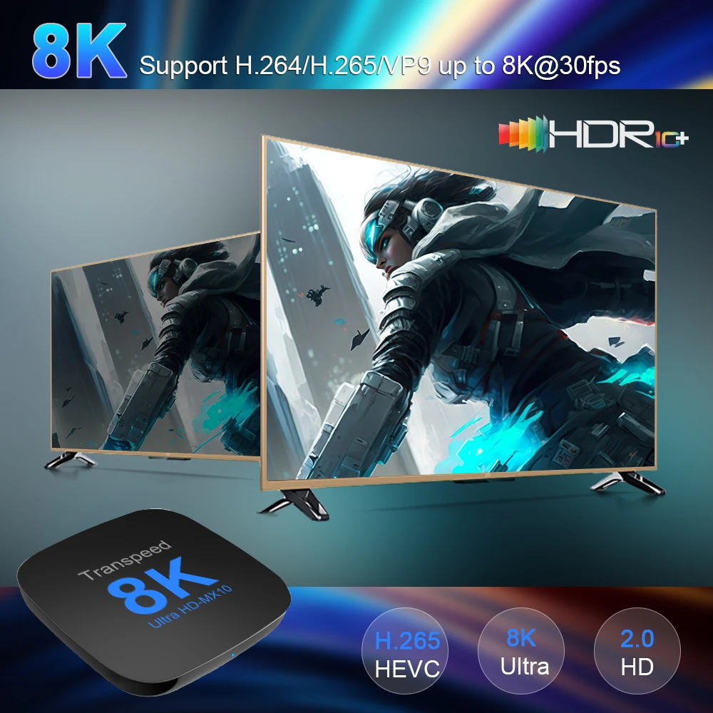 Transpeed ATV Android 13 TV Box RK3528 With Voice Assistant