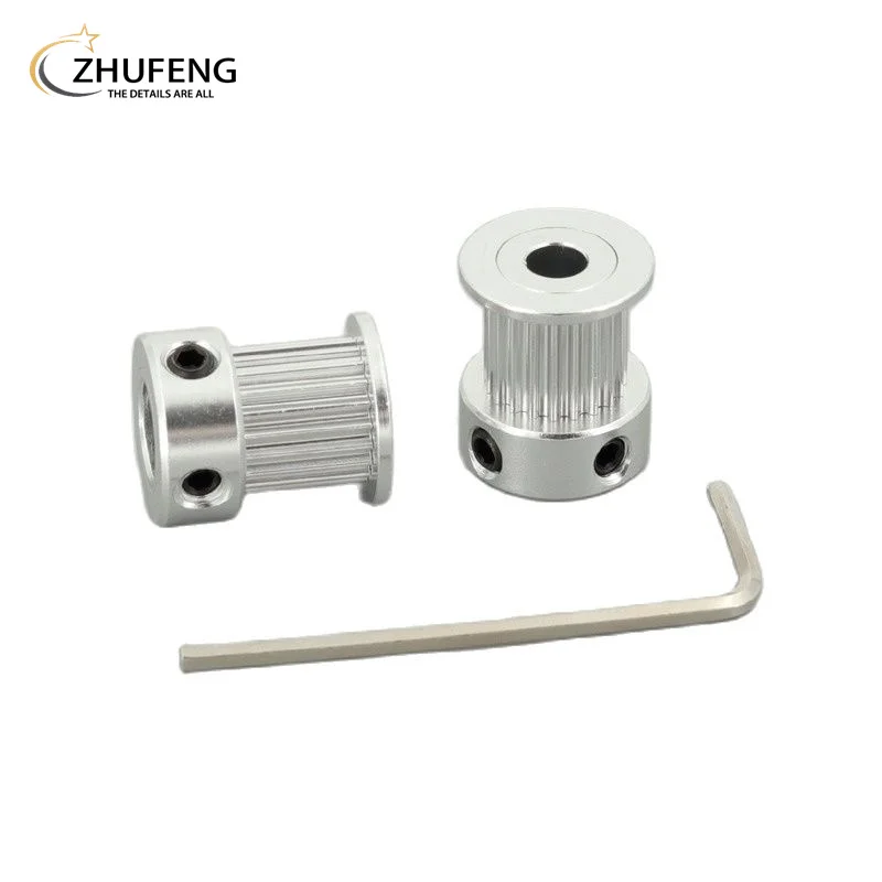 GT2 Timing Pulley 24 Teeth Bore 4/5/6/6.35/8/10mm For Width 6/10 mm 3D Printer Parts Belt 3D Printer Accessories Timing Belt Pulley Timing Pulley