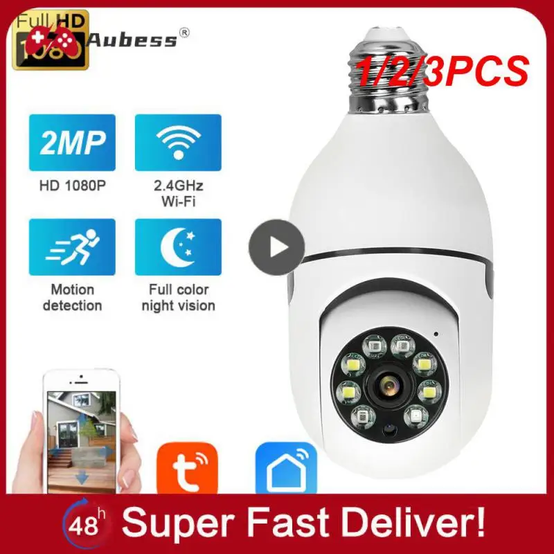 

1/2/3PCS Camera Video Surveillance Wifi 360 Securite Security Protection Latest Model for Smart Home Monitoring Indoor Ycc365