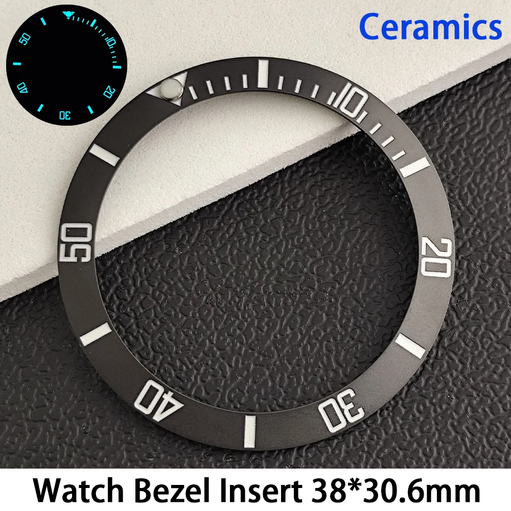 Premium 38mm Sloping Aluminum-Ceramic Bezel Insert
