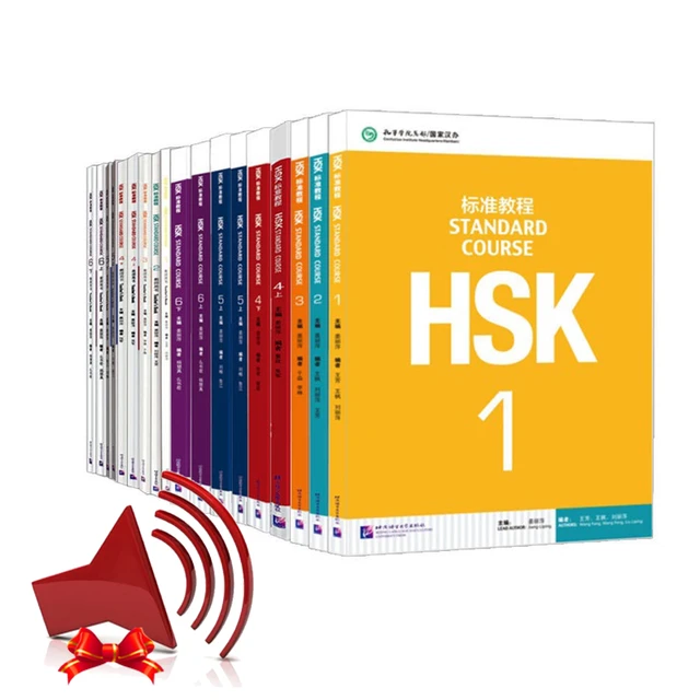 Grand livre audio standard HSK noir et blanc, audio gratuit, livre pour  étudiants + carnets d'exercice, audio transparent 1-6 - AliExpress