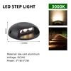 3W 6W LED DMX512 RGB Outdoor Step Light IP65 Waterproof Stairs pathway Lighting Surface Mounted Underground Lawn Lamp Deck DC24V 2