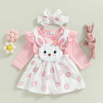 Baby Girls Easter Bunny Outfit 1