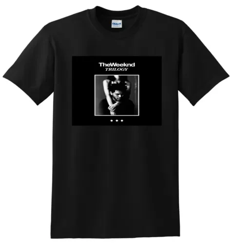 The Weeknd T Shirt Trilogy Vinyl Cd Cover Small Medium Large O Xl Maniche Lunghe O Corte