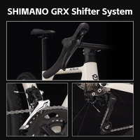 SAVA 2025 Nueva bicicleta de grava R21 Gelaro S6/S4, bicicleta todoterreno todo terreno, cuadro de fibra de carbono y bicicleta de engranaje GRX 11/GRX de 20 velocidades - Imagen 6