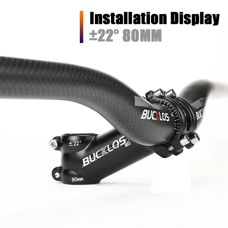 Bicycle Stem Aluminum Alloy 7/17/22 Degree Ultralight Handlebar Table MTB Road Bicycle Parts