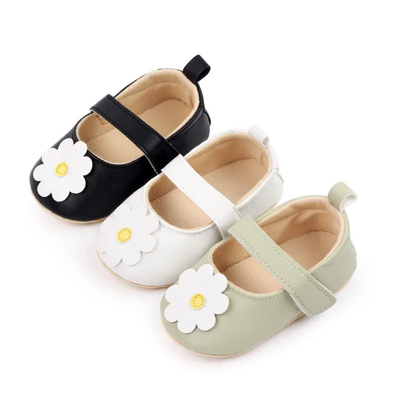 New Flower Embroidery Baby Girl Shoes Cotton Non-slip Soled Toddler Shoes Spring Summer Baby Shoes Princess Girls First Walkers 3