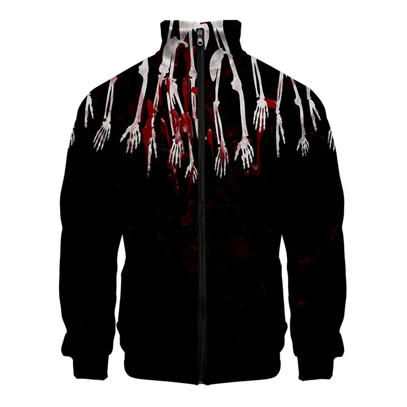 thumbnail image 1 of Chaqueta con cremallera y estampado 3D de murciélago araña de Halloween para hombres y mujeres, chaqueta holgada de manga larga con estampado de cosplay, abrigo de calle, 1 of 5