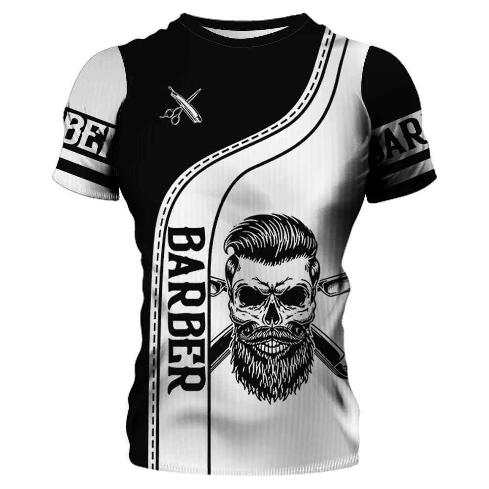 Camiseta de manga corta para hombre, ropa personalizada con cuello redondo, Top informal de gran tamaño, ropa de calle Punk, de verano, 3D