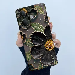 Cute Panda & Sweet Cats Liquid Silicone Soft Back Cover - Protective Bumper Case for Vivo V60 Lite 5G (HEI - TYHEI0901)