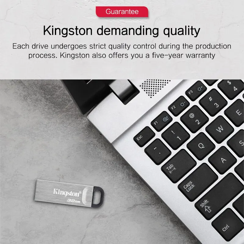 Kingston Pendrive USB Flash Drives DTKN 32GB 64GB 128GB Pen Drive 3.0 CLE USB 3.2 Gen 1 Disk Stick Desktops Laptops usb flash drive flash drive