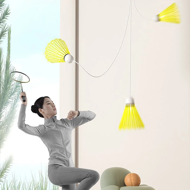 

Тренировочная ракетка для бадминтона, растягивающаяся профессиональная машина для бадминтона, аксессуары для тренировок и спортивных тренировок