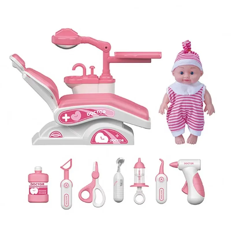 Dentist Role Play Toys Pre-school Children Educational Pretend Play Hospital Set Toys Doctor Medical Set