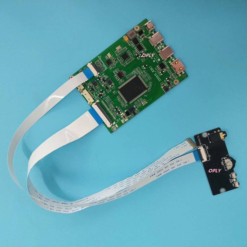 

For HB156FH1-301/401/402 15.6" 1920X1080 LCD LED screen panel Kit FPC EDP Controller board Type-C Micro USB mini HDMI-compatible